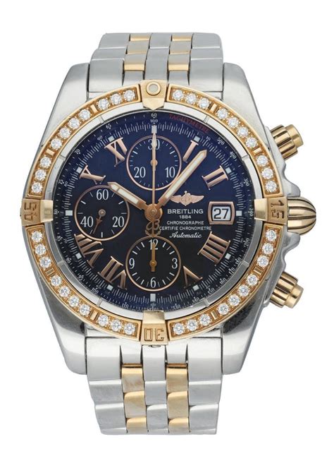 breitling automatic chronometer|Breitling chronomat diamond bezel.